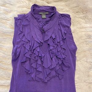 Fashion Ruffle Top, Size Small